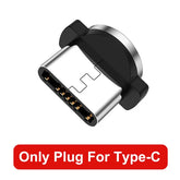 USLION 540 Rotate Magnetic Fast Charging Cable Magnet Charger Micro USB Type C Cable Mobile Phone Wire Cord For iPhone 11 xiaomi